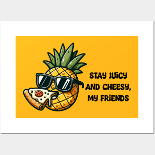 Pineapple Pizza Party Posters and Art